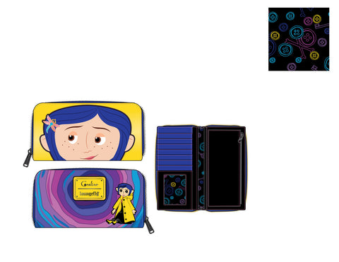 Cartera loungefly los mundos de coraline chubasquero