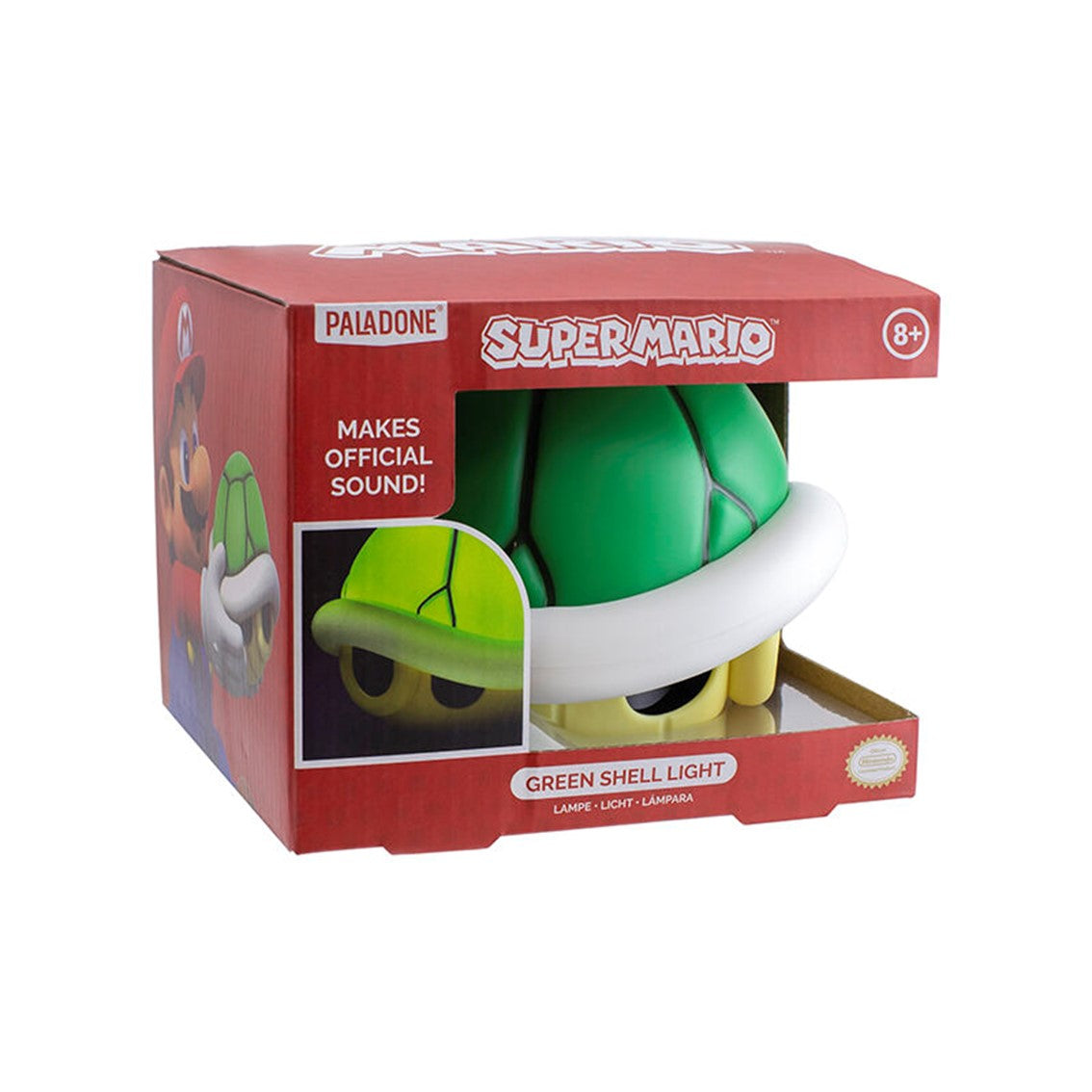 Lampara paladone super mario concha verde