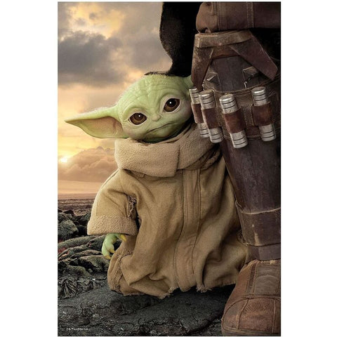 Puzzle libro lenticular prime 3d star wars the mandalorian 300 piezas