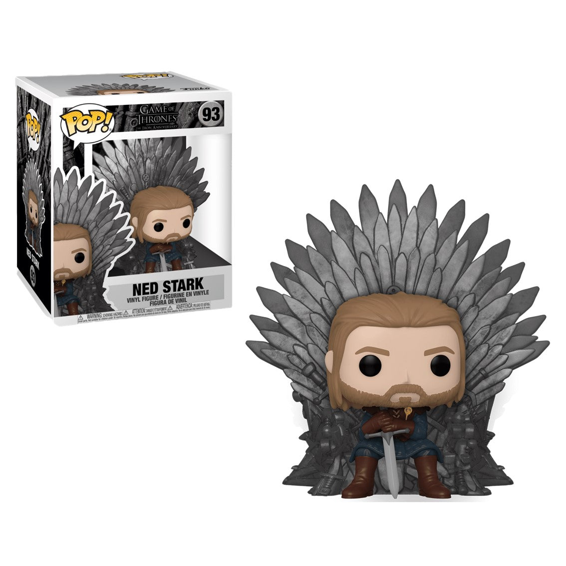 Funko pop deluxe juego de tronos ned star en trono de hierro 56791