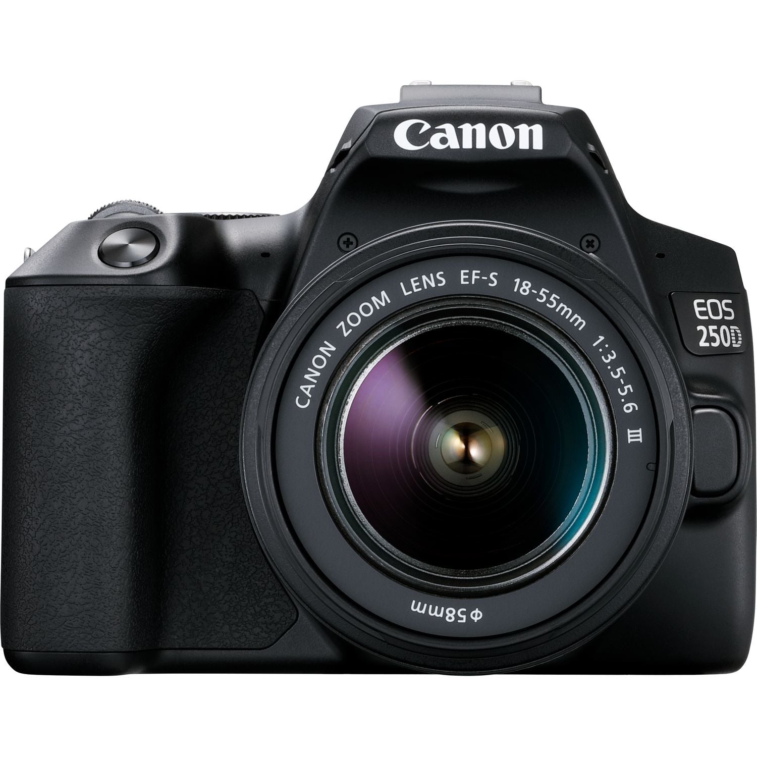 Camara digital canon reflex eos 250d+ef - s 18 - 55mm dc -  24.1mp -  digic 8 -  4k -  wifi -  bluetooth -  negro