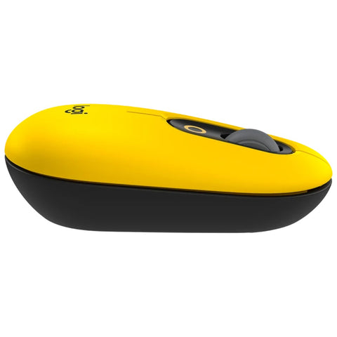 Mouse raton logitech pop mouse blast yellow wireless inalambrico