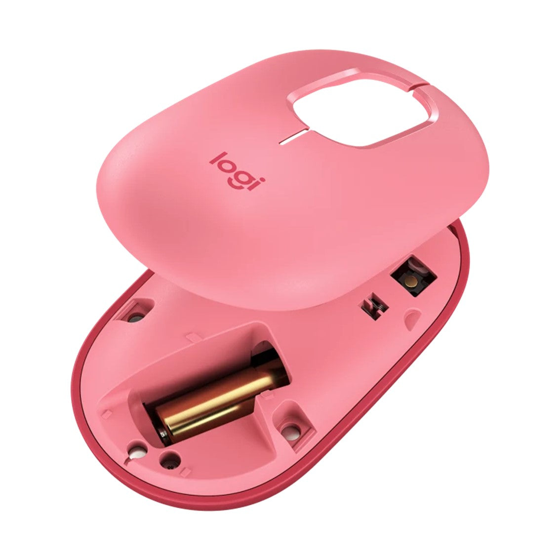 Mouse raton logitech pop heartbreaker daydream rosa wireless inalambrico