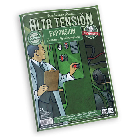 Juego de mesa alta tension expansion europa y norteamerica pegi 12