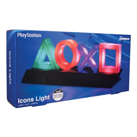 Lampara paladone sony playstation simbolos iconos mando