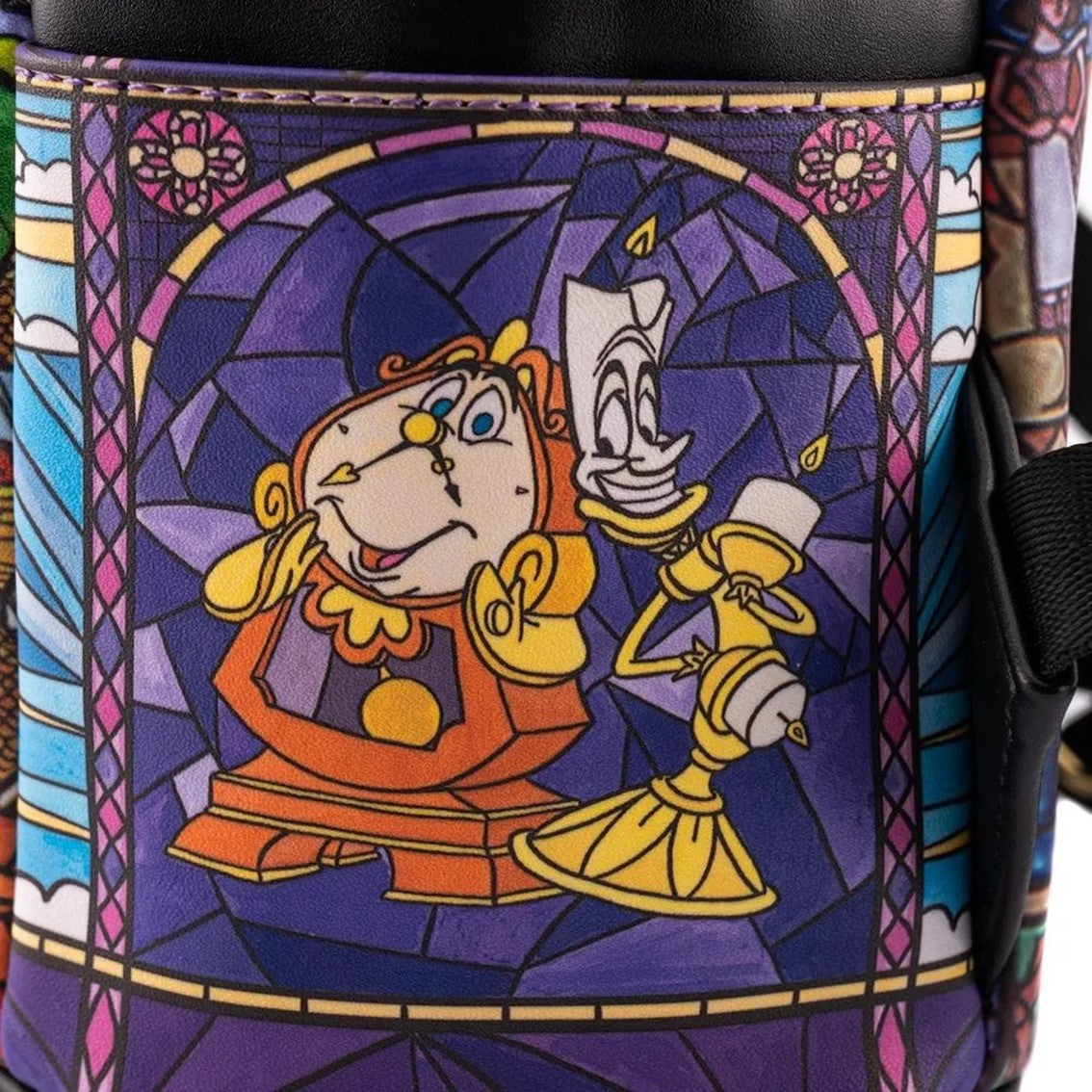 Mochila loungefly disney la bella y la bestia castillo