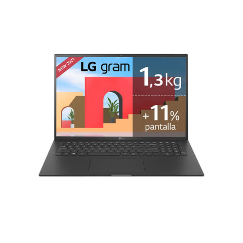 Portatil lg gram 17z95p - g i7 - 1195g7 17pulgadas 16gb - ssd512gb - wifi - bt - w10