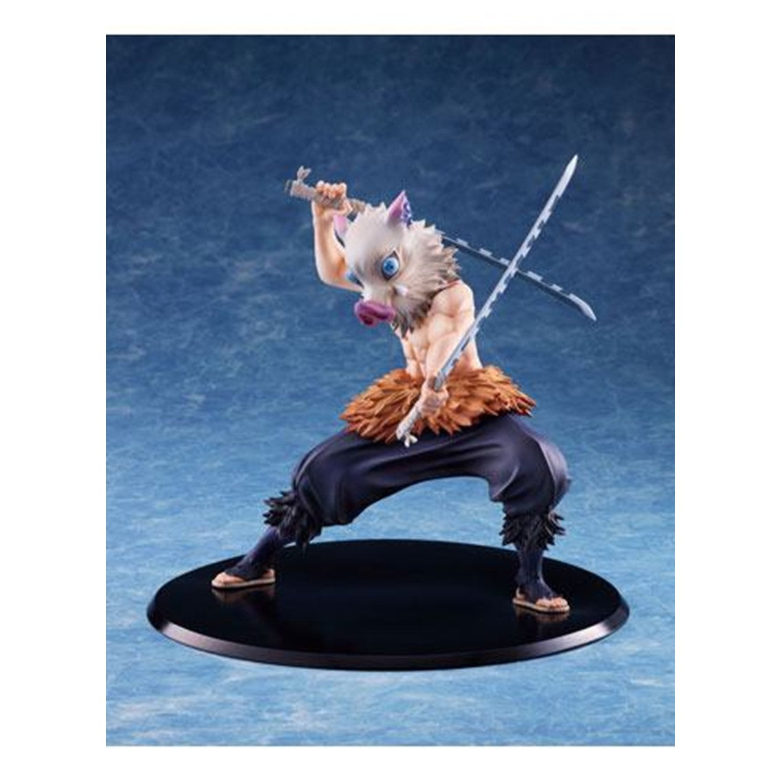 Figura aniplex demon slayer kimetsu no yaiba inosuke hashibira con & sin mascara de jabali