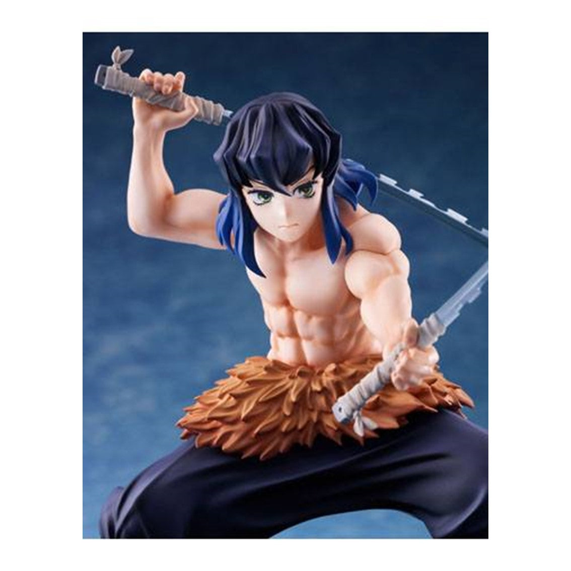 Figura aniplex demon slayer kimetsu no yaiba inosuke hashibira con & sin mascara de jabali