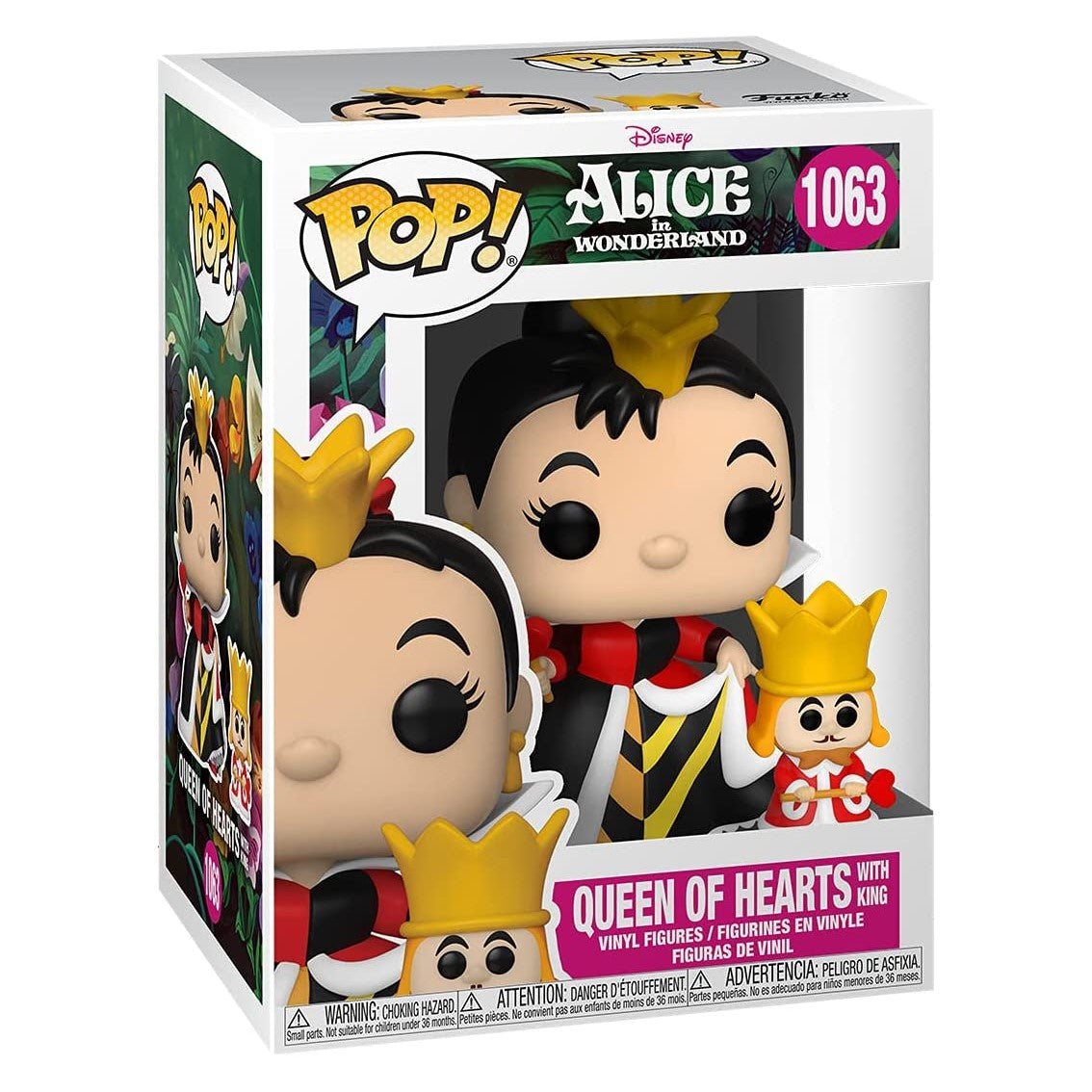 Funko pop disney alicia en el pais de las maravillas 70th reina de corazones con rey 55740
