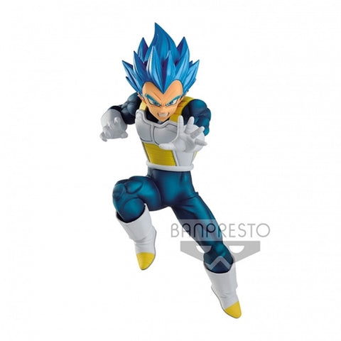 Figura banpresto dragon ball super super saiyan blue evolution vegeta chosenshiretsuden