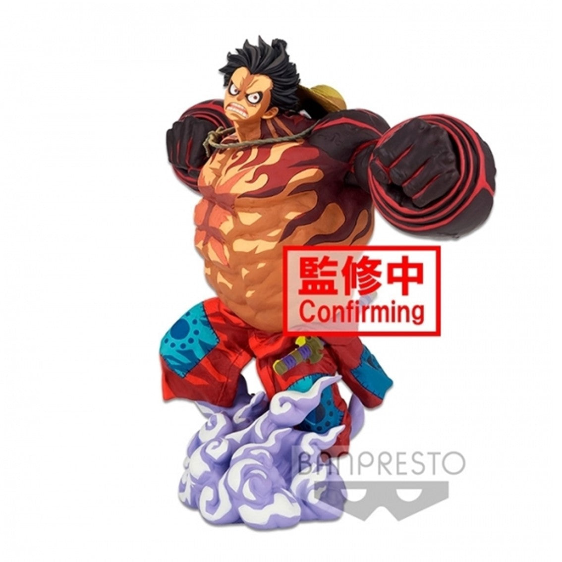 Figura banpresto one piece wanokuni monkey d.luffy gear 4 super masters stars piece 2 dimensions