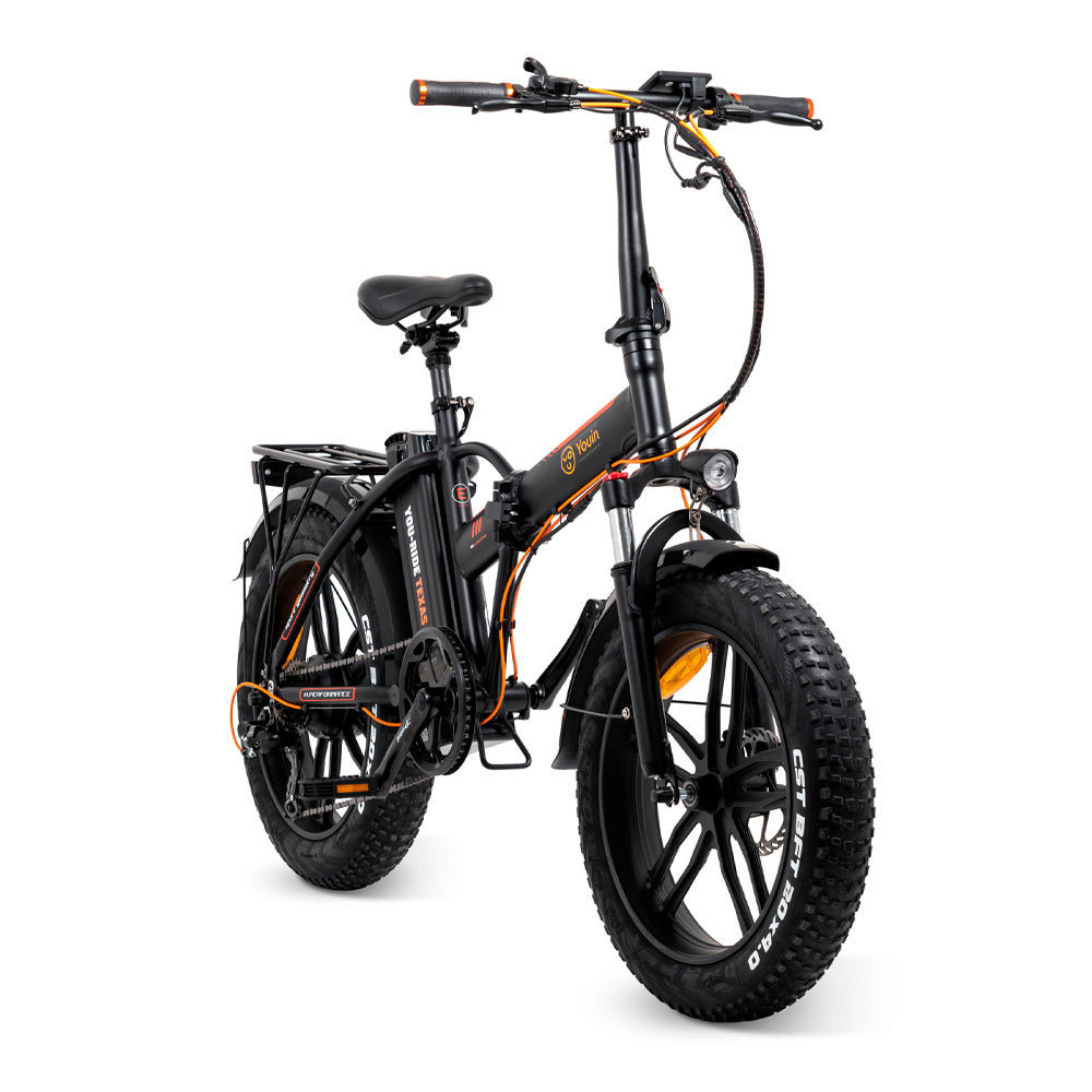 Bicicleta electrica youin you - ride texas - motor 250w -  plegable -  rueda 20pulgadas tipo fat