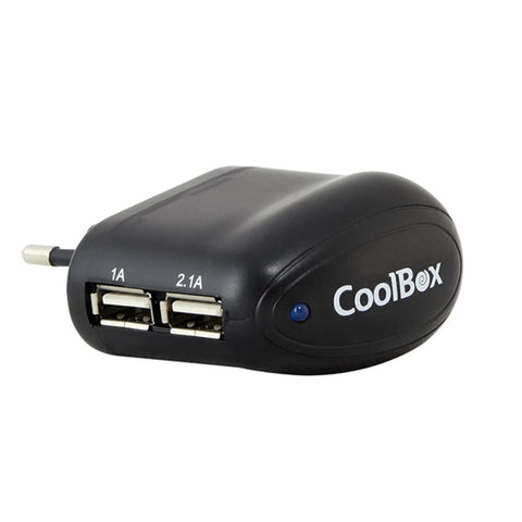 Cargador coolbox de pared 5v 2xusb