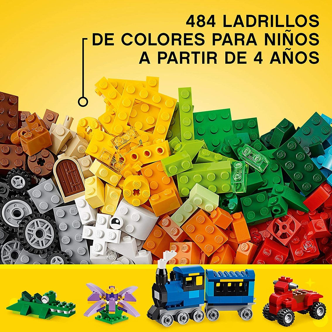 Lego classic caja de ladrillos mediana