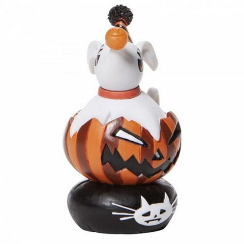 Figura enesco disney pesadilla antes de navidad zero sobre calabaza