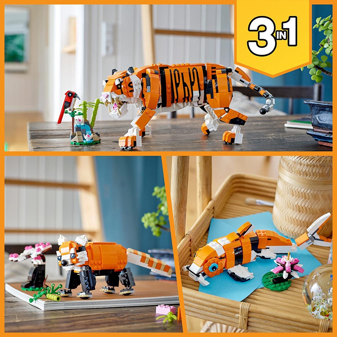 Lego creator tigre majestuoso