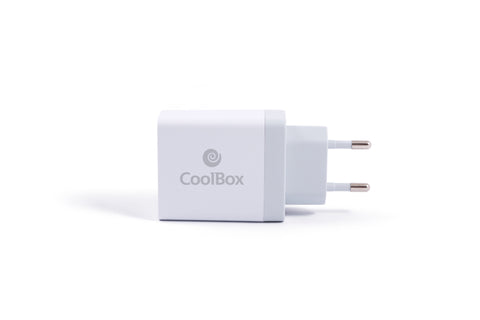 Cargador usb de pared coolbox 36w usb tipo a -  usb tipo c