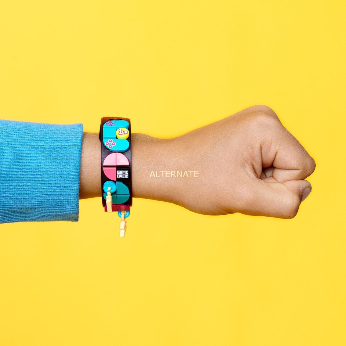 Lego dots pulsera con amuletos gamer