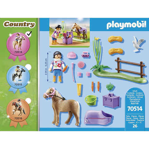 Playmobil coleccionable poni islandes