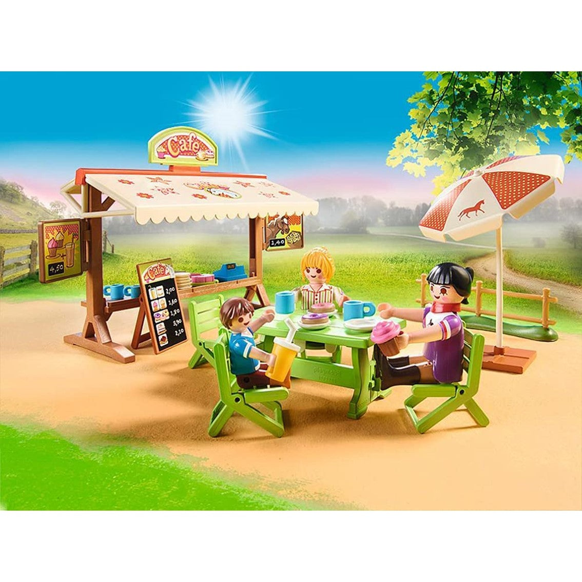 Playmobil cafeteria poni