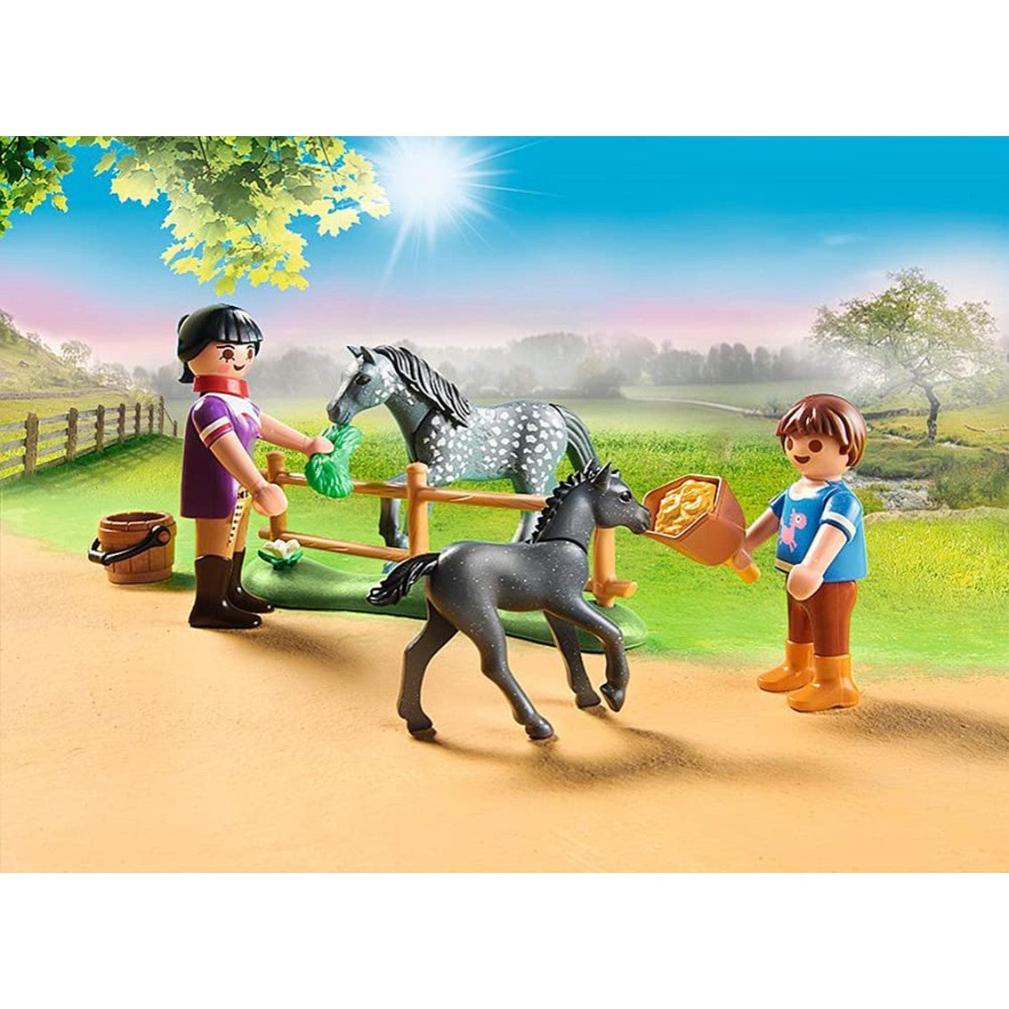 Playmobil cafeteria poni