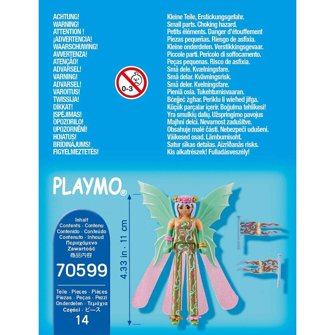 Playmobil hada con zancos