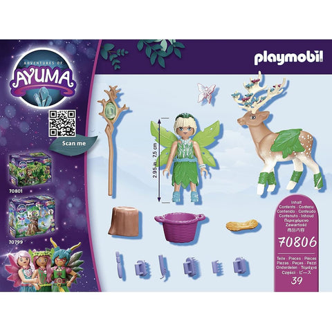 Playmobil ayuma forest fairy con animal del alma