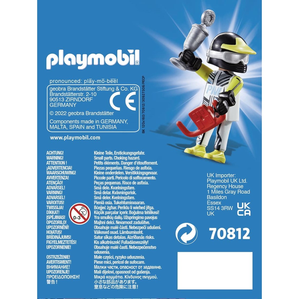 Playmobil piloto de carreras