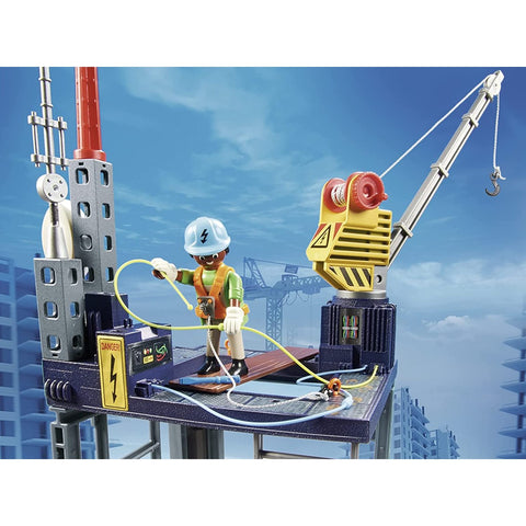 Playmobil  starter pack construccion con grua