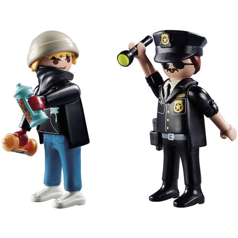 Playmobil duo pack policia y vandalo