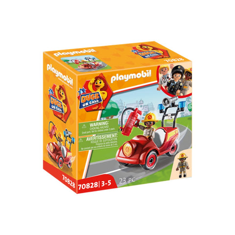 Playmobil d.o.c. mini coche de bomberos