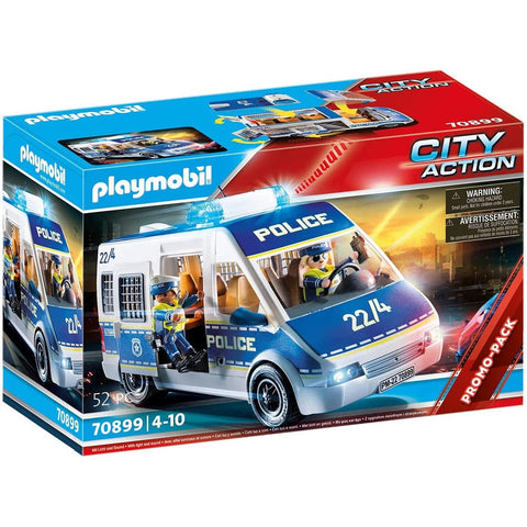 Playmobil coche de policia con luz y sonido