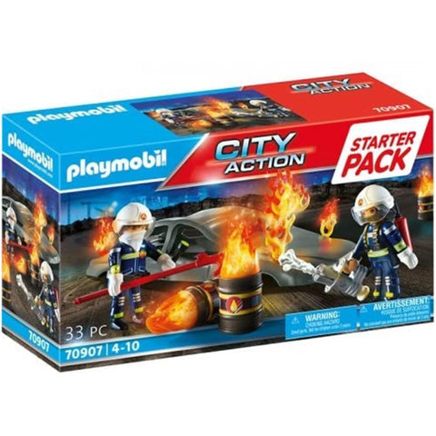 Playmobil starter pack simulaco de incendio