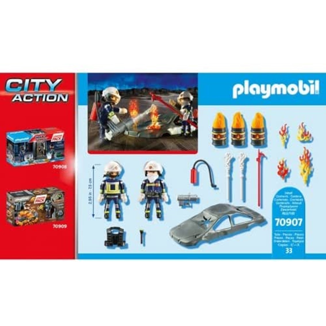 Playmobil starter pack simulaco de incendio