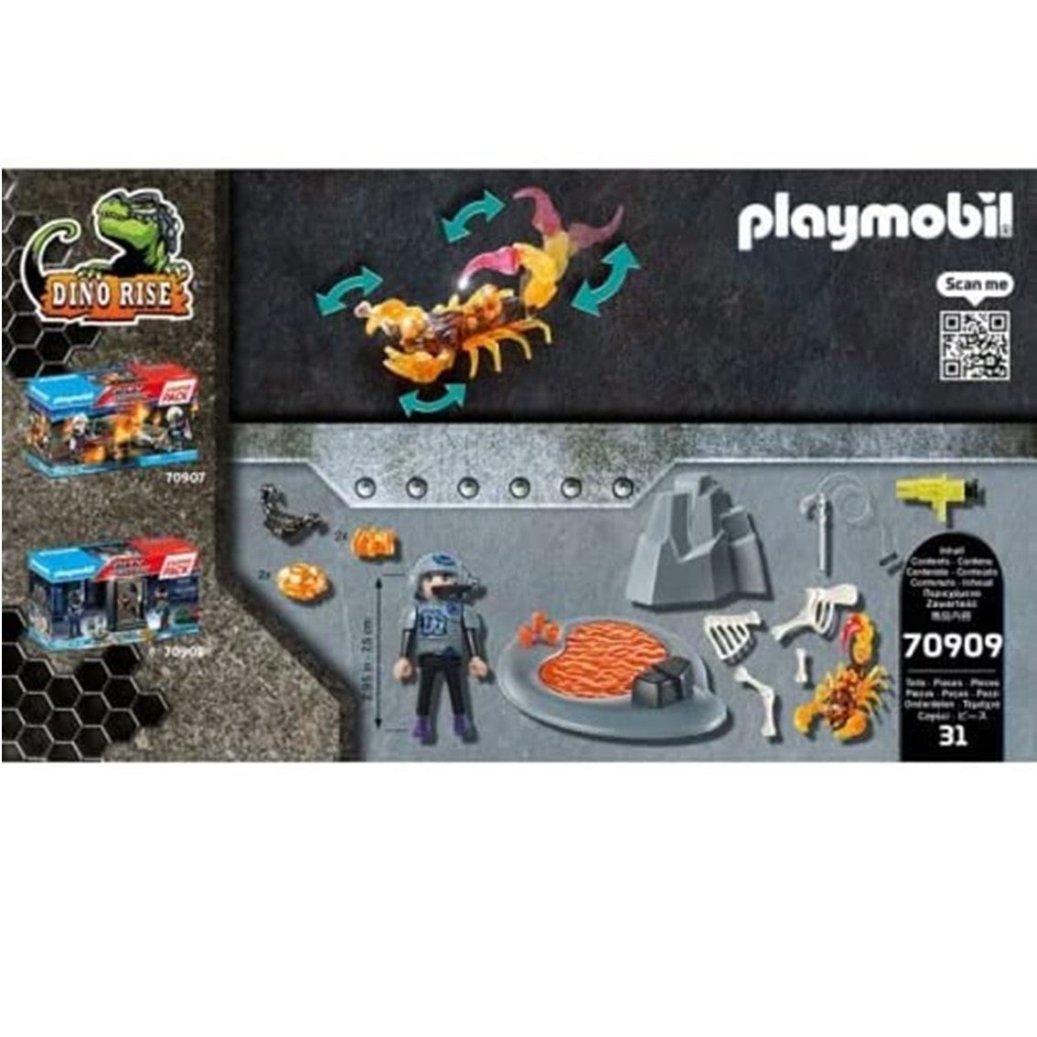 Playmobil starter pack  lucha contra el escorpion de fuego