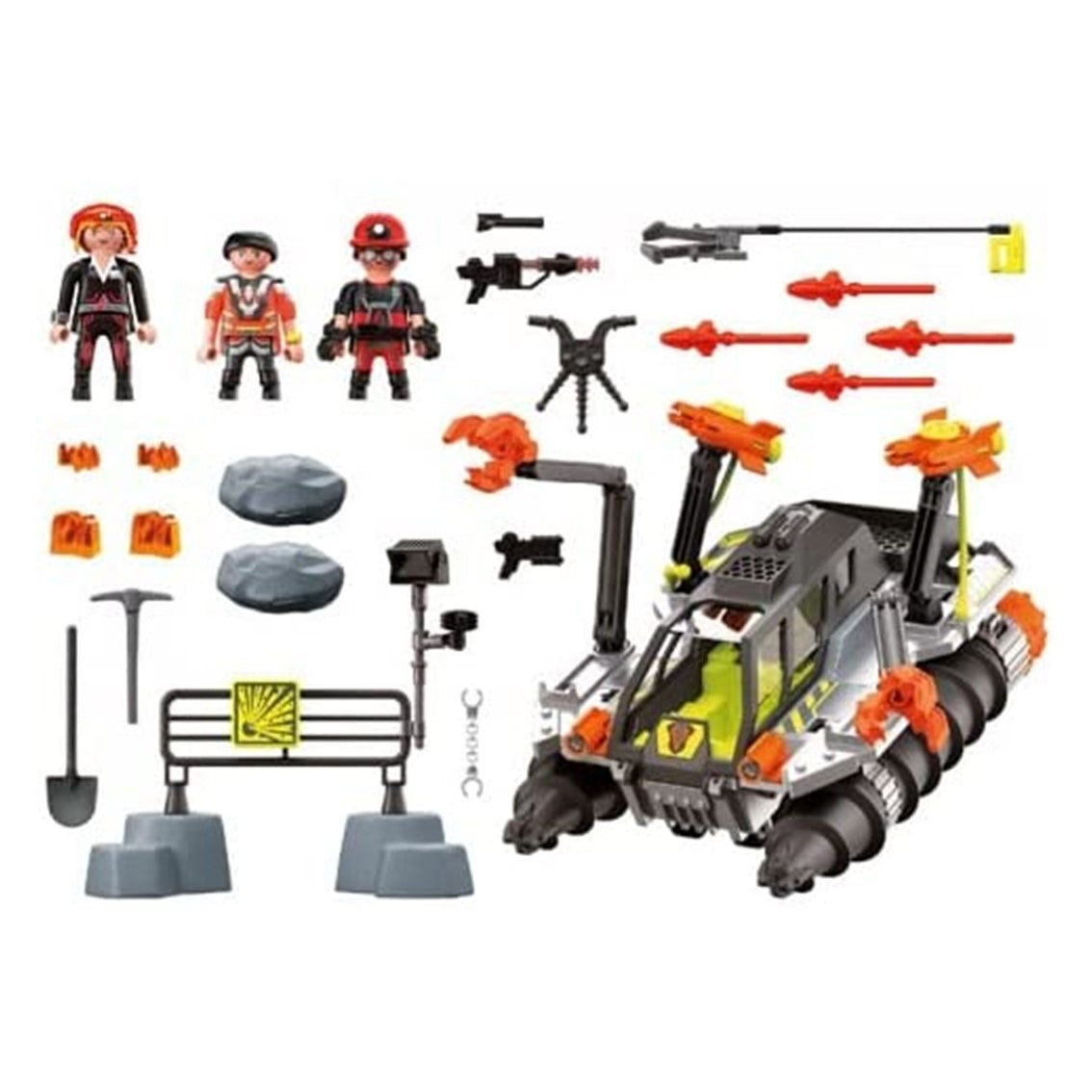 Playmobil dino rise comet corp. taladro de demolicion