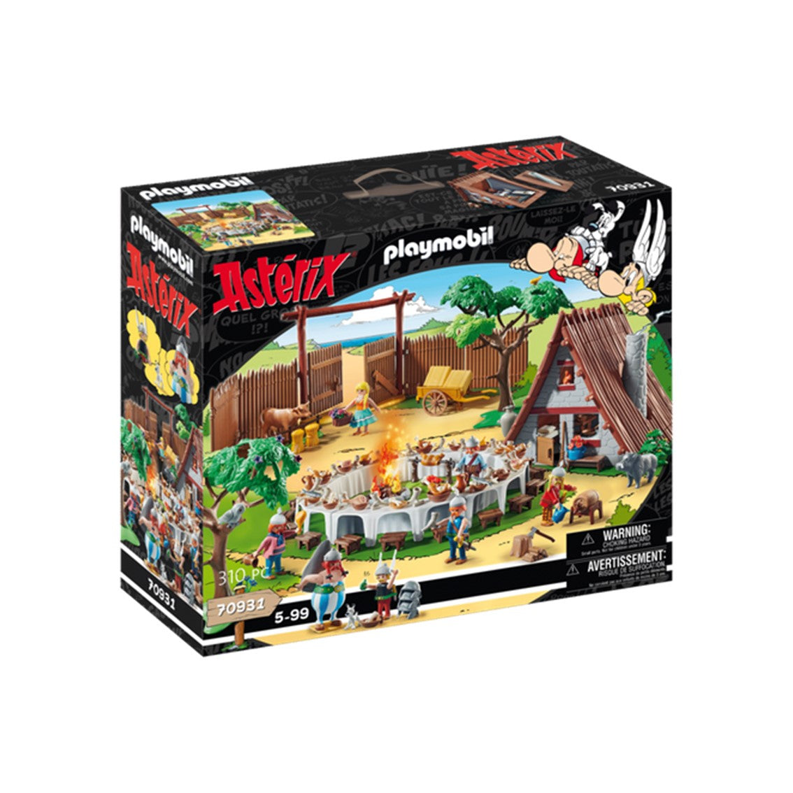 Playmobil asterix: banquete de la aldea