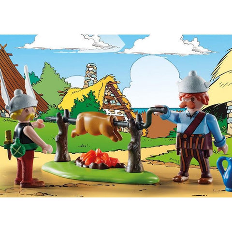 Playmobil asterix: banquete de la aldea