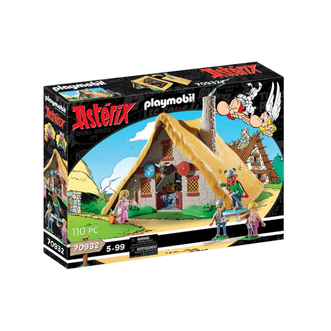 Playmobil asterix : cabaña de abraracurcix