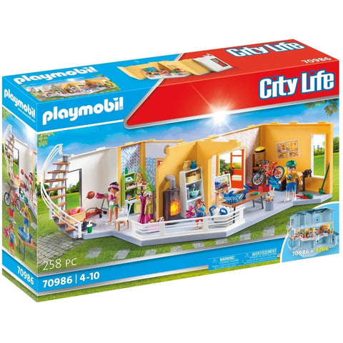 Playmobil extension planta casa moderna