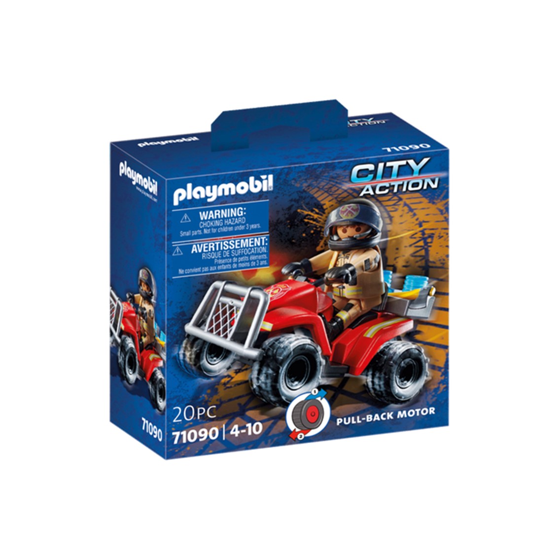 Playmobil bomberos -  speed quad