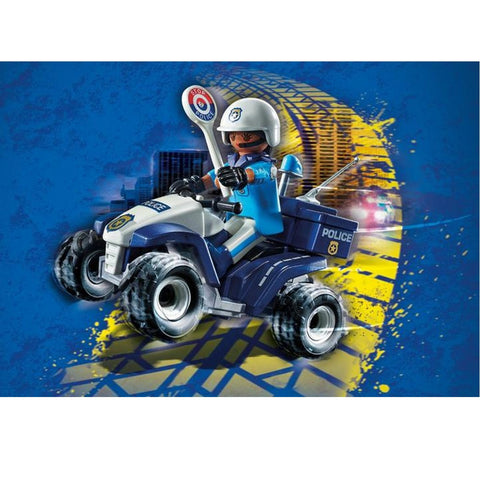 Playmobil policia -  speed quad