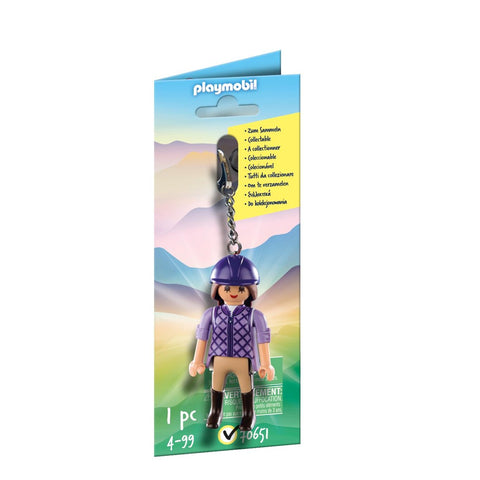 Playmobil llavero jinete