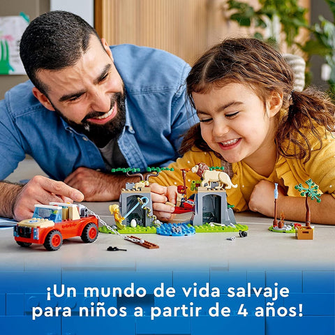 Lego city rescate de la fauna salvaje: todoterreno
