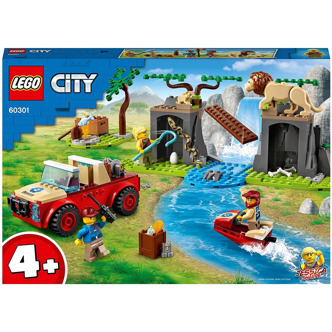Lego city rescate de la fauna salvaje: todoterreno