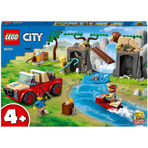 Lego city rescate de la fauna salvaje: todoterreno
