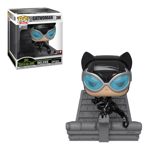 Pop & tee dc jim lee catwoman funko + camiseta talla s