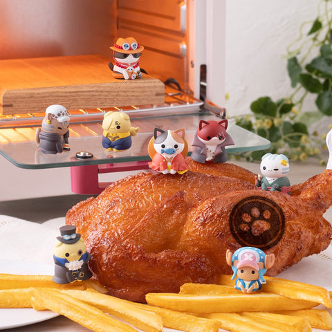 Set figuras megahouse nyanpiecenyan! vol.1 -  im gonna be king of paw - rates !! set one piece