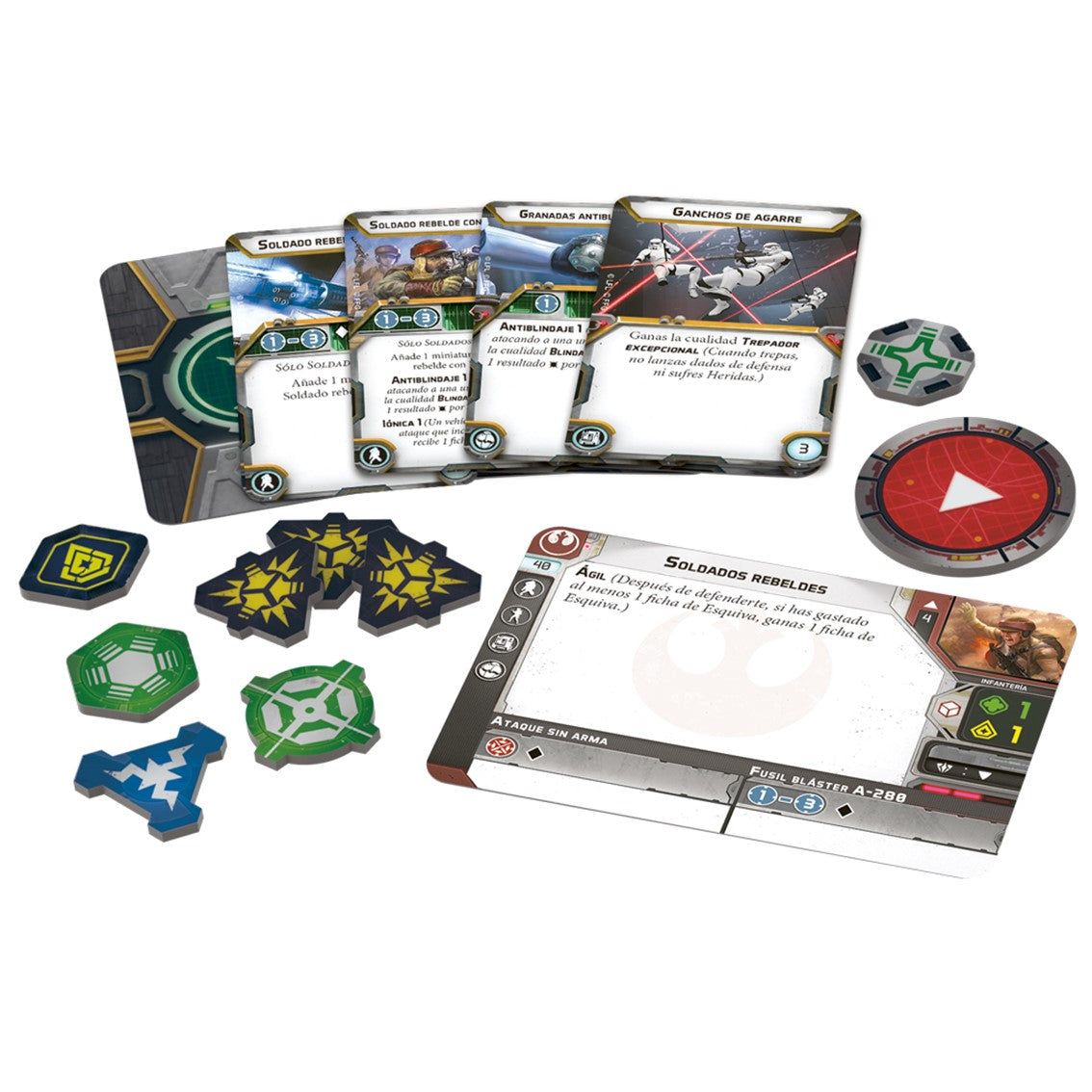 Juego de mesa star wars legión: soldados rebeldes pegi 14